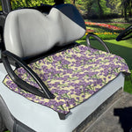 Watercolor Lavender Pattern Print Golf Cart Seat Cover
