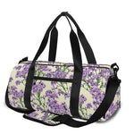 Watercolor Lavender Pattern Print Gym Bag