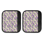 Watercolor Lavender Pattern Print Handle Covers