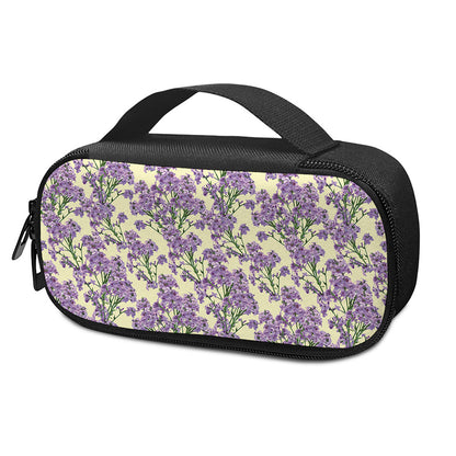 Watercolor Lavender Pattern Print Insulin Cooler Travel Case