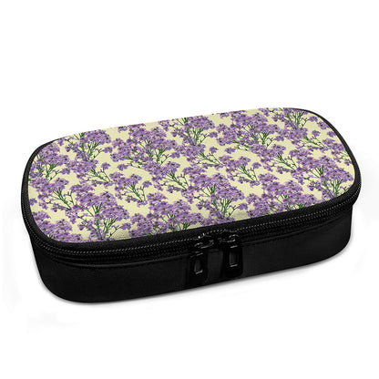 Watercolor Lavender Pattern Print Insulin Cooler Travel Case