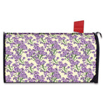 Watercolor Lavender Pattern Print Mailbox Cover