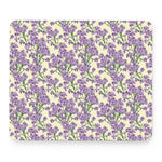 Watercolor Lavender Pattern Print Mouse Pad