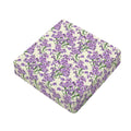 Watercolor Lavender Pattern Print Outdoor Seat Cushion Cover
