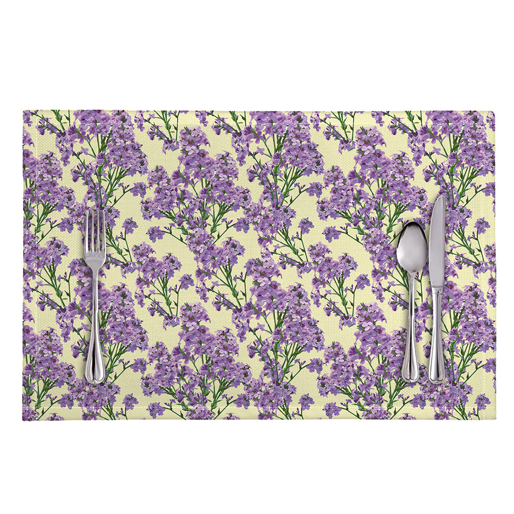 Watercolor Lavender Pattern Print Placemat