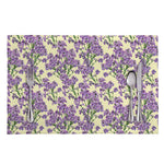 Watercolor Lavender Pattern Print Placemat