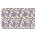 Watercolor Lavender Pattern Print Polyester Doormat