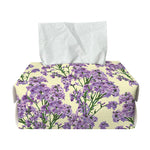 Watercolor Lavender Pattern Print Rectangle Tissue Box Cover