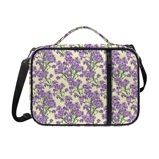 Watercolor Lavender Pattern Print Shoulder Strap Bible Bag