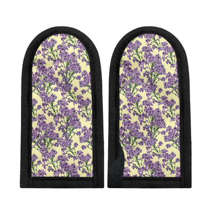 Watercolor Lavender Pattern Print Skillet Handle Cover