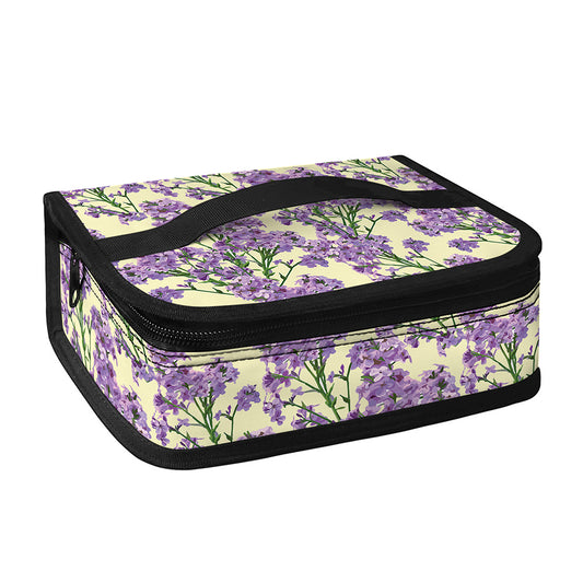 Watercolor Lavender Pattern Print Small Lunch Bag