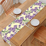 Watercolor Lavender Pattern Print Table Runner