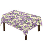 Watercolor Lavender Pattern Print Tablecloth