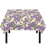 Watercolor Lavender Pattern Print Tablecloth
