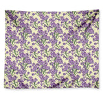 Watercolor Lavender Pattern Print Tapestry