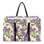 Watercolor Lavender Pattern Print Utility Tote Bag