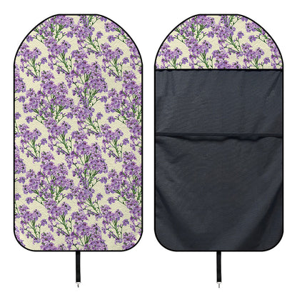 Watercolor Lavender Pattern Print Waterproof Car Seat Cover