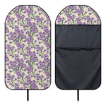 Watercolor Lavender Pattern Print Waterproof Car Seat Cover