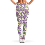 Watercolor Lavender Pattern Print Women's Leggings