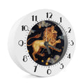Watercolor Leo Zodiac Sign Print Alarm Clock