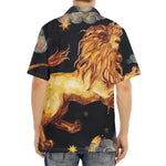 Watercolor Leo Zodiac Sign Print Aloha Shirt