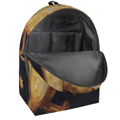 Watercolor Leo Zodiac Sign Print Backpack
