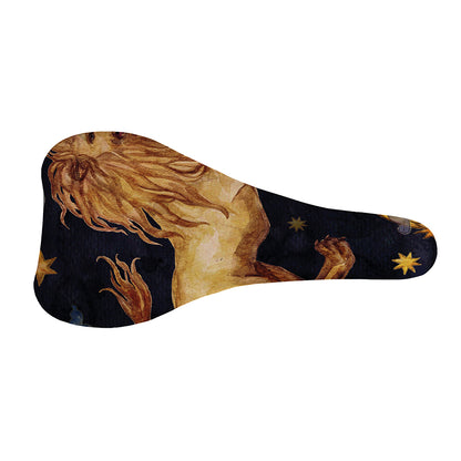 Watercolor Leo Zodiac Sign Print Bicycle Seat Cover