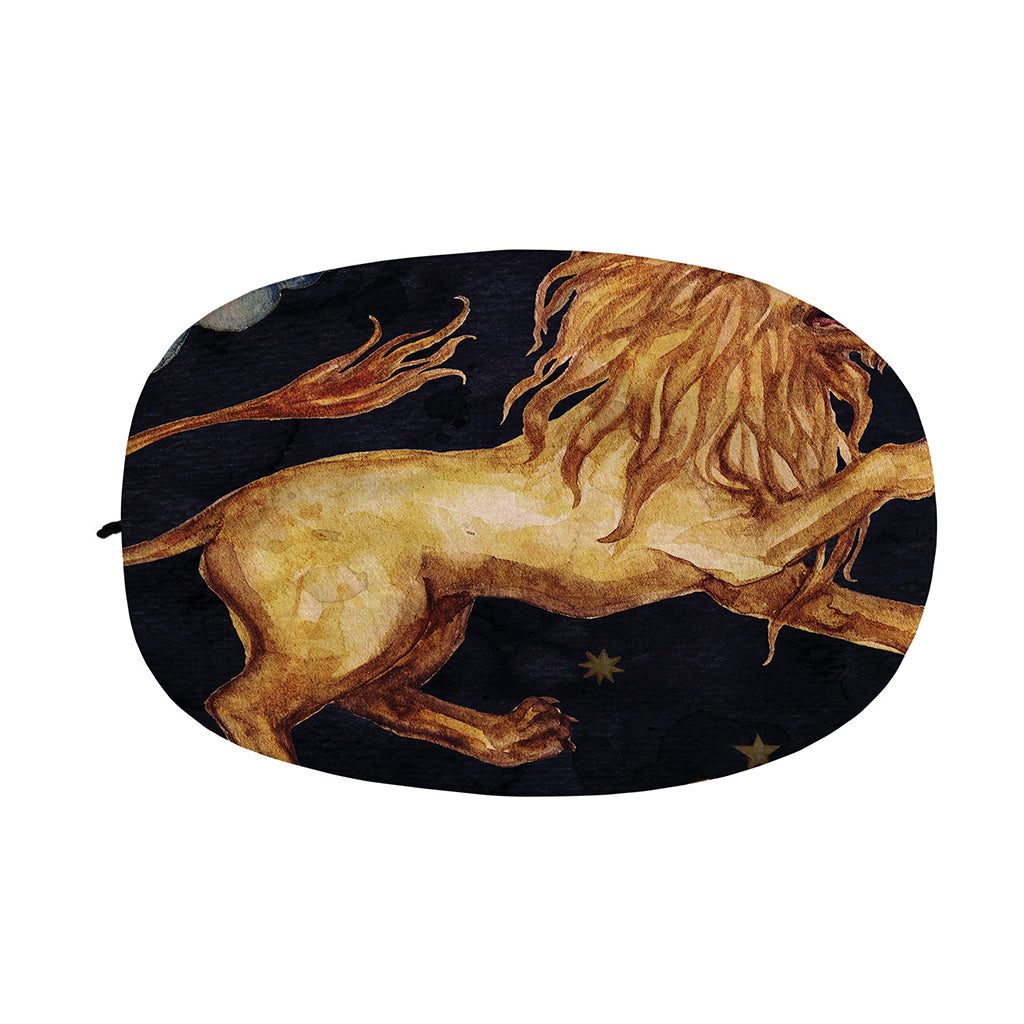 Watercolor Leo Zodiac Sign Print Car Side Mirror Covers