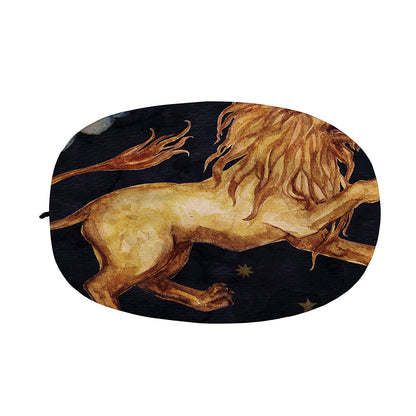Watercolor Leo Zodiac Sign Print Car Side Mirror Covers