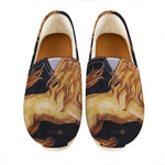 Watercolor Leo Zodiac Sign Print Casual Shoes