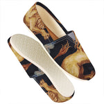 Watercolor Leo Zodiac Sign Print Casual Shoes