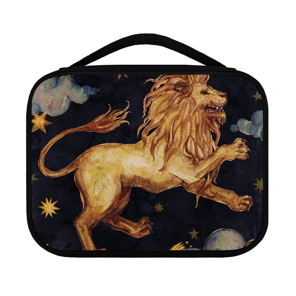 Watercolor Leo Zodiac Sign Print Classic Bible Case
