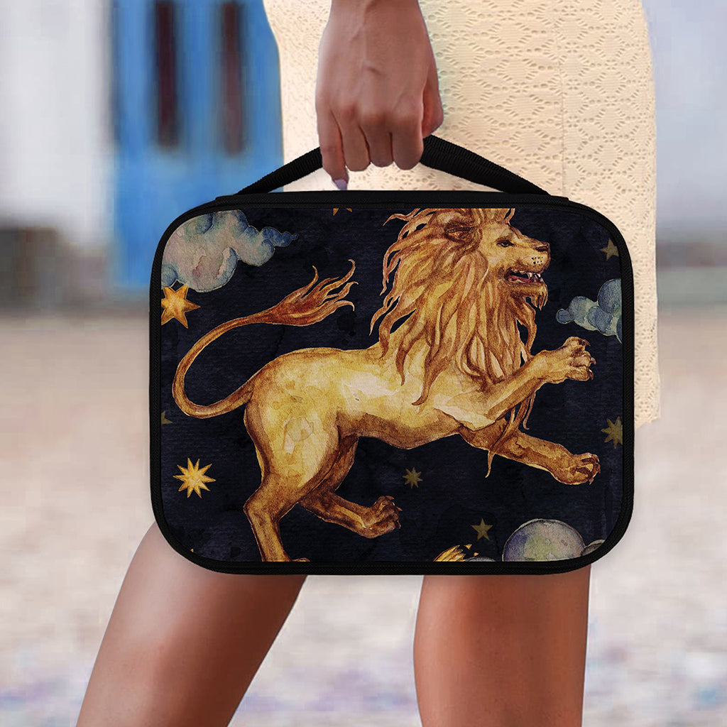 Watercolor Leo Zodiac Sign Print Classic Bible Case