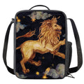 Watercolor Leo Zodiac Sign Print Crossbody Lunch Bag