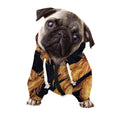 Watercolor Leo Zodiac Sign Print Dog Zip Up Hoodie