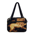 Watercolor Leo Zodiac Sign Print Double Strap Bible Bag