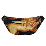 Watercolor Leo Zodiac Sign Print Fanny Pack