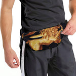 Watercolor Leo Zodiac Sign Print Fanny Pack
