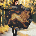 Watercolor Leo Zodiac Sign Print Foldable Umbrella