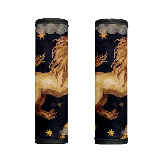 Watercolor Leo Zodiac Sign Print Handle Covers