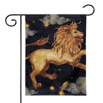 Watercolor Leo Zodiac Sign Print House Flag