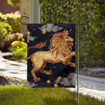 Watercolor Leo Zodiac Sign Print House Flag