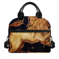 Watercolor Leo Zodiac Sign Print Insulated Lunch Bag