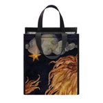 Watercolor Leo Zodiac Sign Print Insulated Lunch Tote
