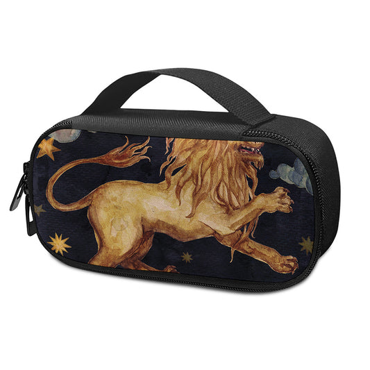 Watercolor Leo Zodiac Sign Print Insulin Cooler Travel Case