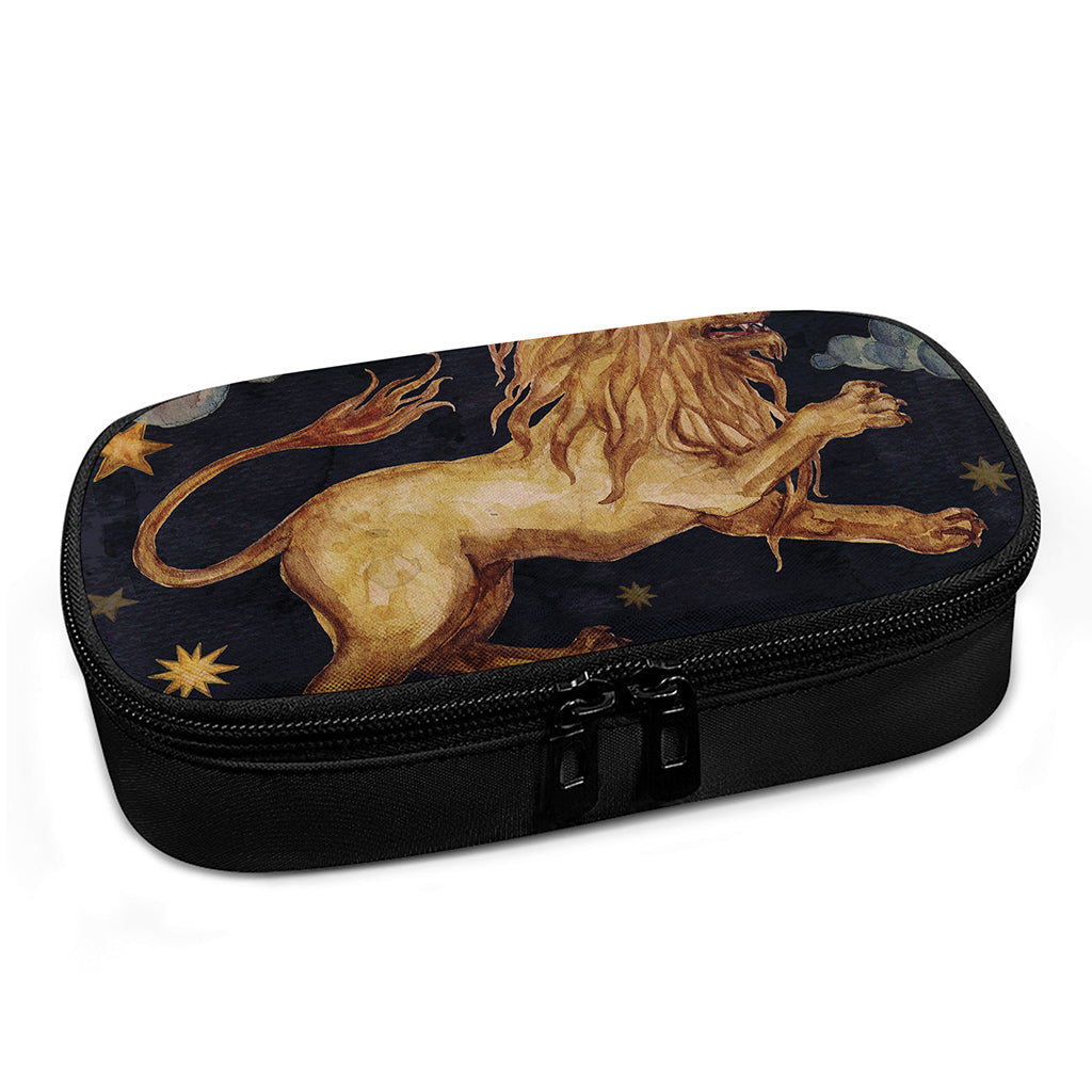 Watercolor Leo Zodiac Sign Print Insulin Cooler Travel Case