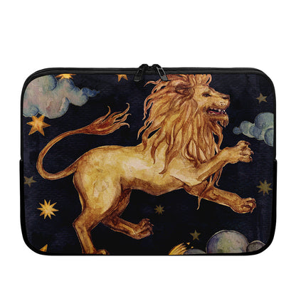 Watercolor Leo Zodiac Sign Print Laptop Sleeve