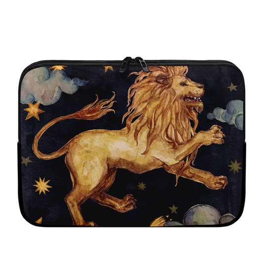 Watercolor Leo Zodiac Sign Print Laptop Sleeve