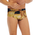 Watercolor Leo Zodiac Sign Print Men's Briefs