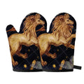 Watercolor Leo Zodiac Sign Print Oven Mitts